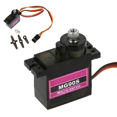 5/10 Pcs MG90S Micro Servo Motor Metal Gear For RC Helicopter Airplane • $13.79