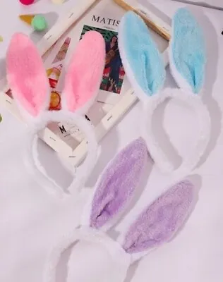 🔥🔥🔥Bunny Ears Headband Fancy Dress Costume Hen Party Rabbit Easter Hat Uk🔥🔥 • £3.45