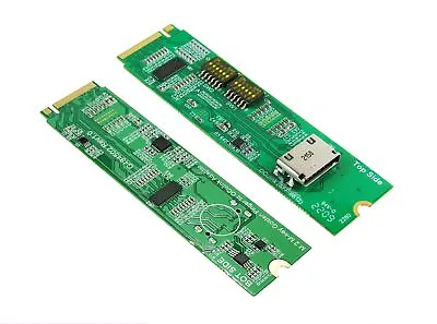 M.2 M-Key PCIe Gen4 With ReDriver To OCulink 4i (SFF-8612) Adapter • $66.75