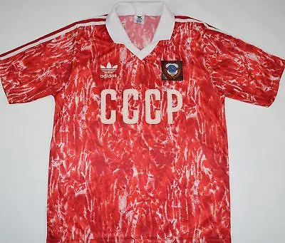 £349.99 • Buy 1989-1991 Russia/ussr/cccp Adidas Home Football Shirt (size M)