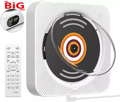 Portable  CD  Player     Wall  Mounted  Bluetooth  Built - In  Hifi  Speakers  • £44.99