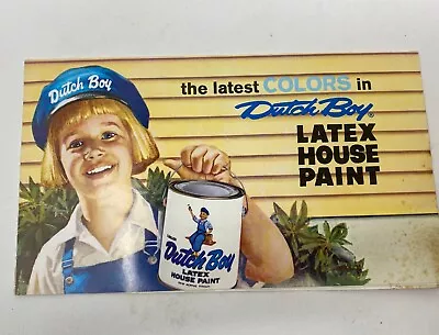 Dutch Boy Vintage Paint Chip Chart National Lead Company 1966 • $11.60