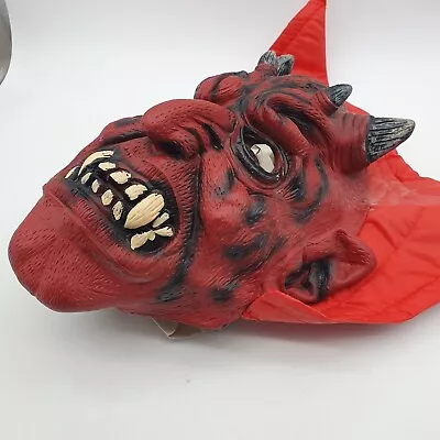 Early 2000s Japanese Demon Devil Halloween Adult Mask • £12.99