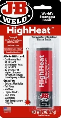 $25.90 • Buy Jb Weld Highheat Epoxy Putty #8297 (8297aus)