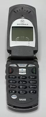 Motorola V60i - Silver Flip Phone As-Is Untested • $4.99