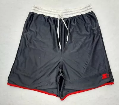 Vintage Starter Basketball Shorts Men’s Size Large 28-32 Waist Reversible Gym • $16.79