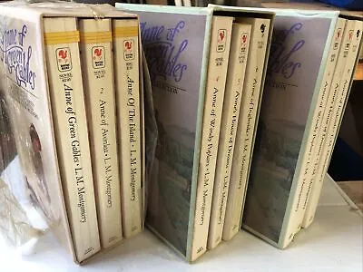 3 Vintage Anne Of Green Gables Box Sets Bantam Books • $12.99