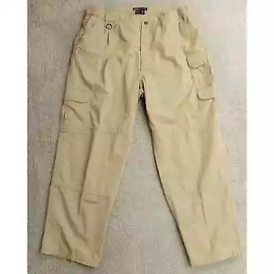 5.11 Tactical Pants 40 X 30 Professional Workwear Tech Pocket Beige Polyester GC • $18.45