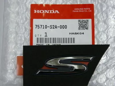 Genuine Honda S2000 Fender Side Emblem Badge 75710-S2A-000 X2 75711-S2A-000 X2 • $85.99