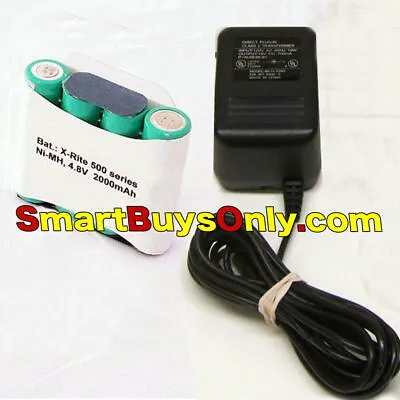 X-Rite Power Supply And NiMH Battery Pack For Xrite 500 504 508 518 520 528 530 • $62.98