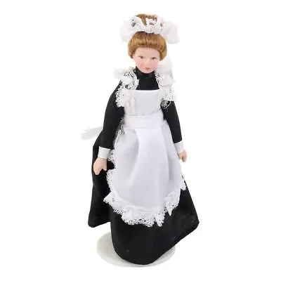 1:12 Scale Dollhouse Miniature Ceramic Doll Victorian Maid Villa Accessories • $18.99