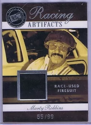 MARTY ROBBINS - Racing Artifacts - RACE USED FIRESUIT - 55/99 - SINGER / DRIVER • $10