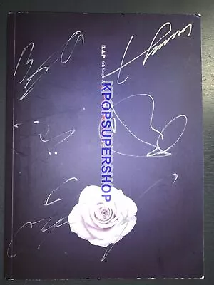 B.A.P 6th Single Album Rose Autographed Signed CD Good Promo Photocard B Ver. • $49.90