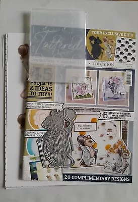 Tattered Lace Issue 101 Magazine Free Gifts Dies X2Embosser And Papers • £7.50