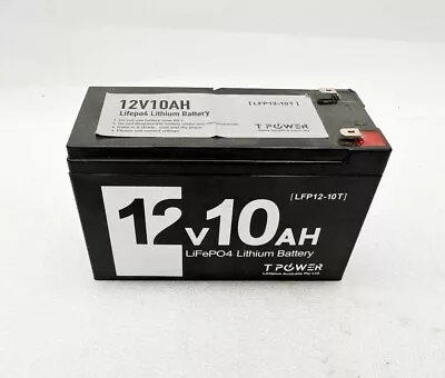 12V 10Ah LiFePO4 Lithium Rechargeable Battery Same Size As 12v 7ah 12v 9ah Damag • $55