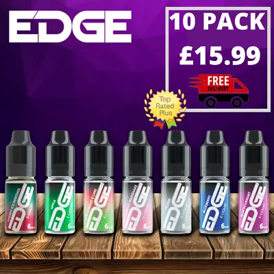 EDGE E Liquid | All Flavours | 10 FOR £15.99 | Vapes | E-Juice | Ecig Refill UK • £15.99