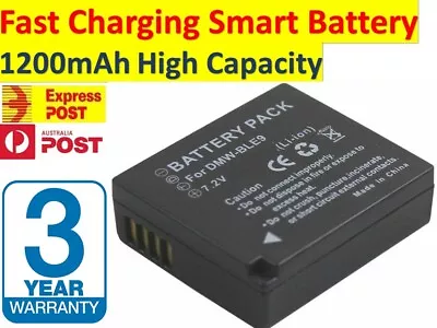 Fast Charging Battery For Panasonic DMW-BLE9 DMW-BLG10 Panasonic Lumix DMC-GF3 • $14.03