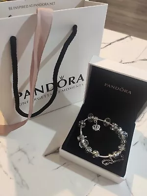 PANDORA Stone Bracelet - Sterling Silver White  • £40