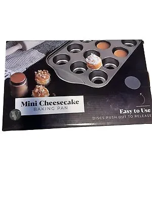 Vita Goods 12 Section MINI CHEESECAKE Baking Mold PAN Discs Push Out To Release • $18.47
