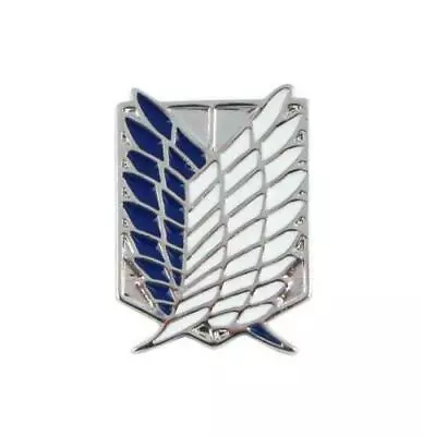 Attack On Titan Wings Of Freedom Scouts Survey Corps Blue Logo Enamel Metal Pin • $8.54