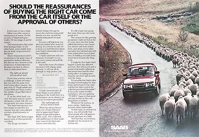 1984 SAAB 900 Turbo Genuine Vintage Ad ~ MSRP $16940 ~ FREE SHIPPING! • $18.88