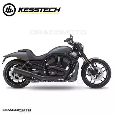 VRSCDX 1250 Night Rod Special 2009-2011 Harley Exhaust KESSTECH Black 916867741 • $2381.04