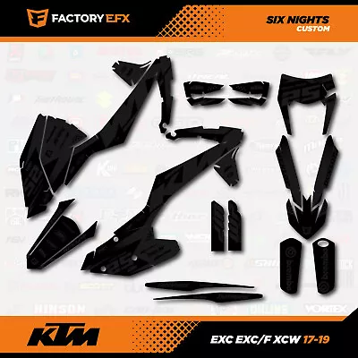 Subdued Racing Graphics Kit Fits KTM 17-19 EXC EXCF XCW 125 150 200 250 300 450 • $74.99