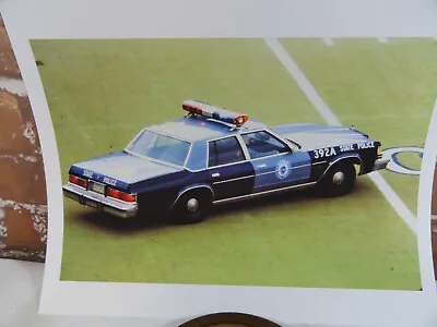 MASS ST POLICE CAR Vtg 8.5x11 Photo Old Cars~Decor~Memories~C BELOW • $18.98
