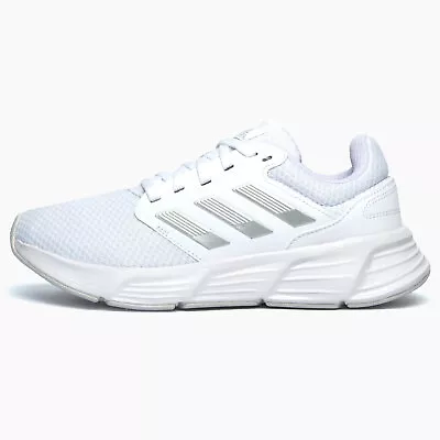 Adidas Galaxy 6 Womens Running Shoes Fitness Gym Sports Trainers White • £32.29