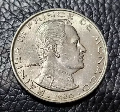 1960 Monaco 1 Franc Coin • $4.99