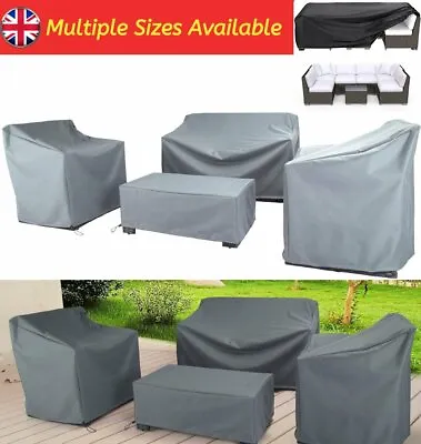 £6.85 • Buy Outdoor Balcony Patio Garden Furniture Cover Set 600D Durable Waterproof Fabric