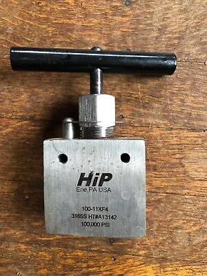 HiP Model: 100-11XF4 High  Pressure Valve.  100000 PSI.   • $79