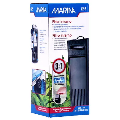 Fluval Marina I25 Internal Filter For Aquariums Up To 25l Internal Fish Tank • £14.80