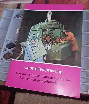 Alfred Herbert Mills Ltd Catalog Book CONTROLLED PRESSING Lathe Machine Tool  • $19.99