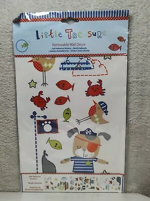 Babies R Us Boys Wall Art Bedroom/Nursery Playroom Stickers Boat Nautical Pirate • £7.99