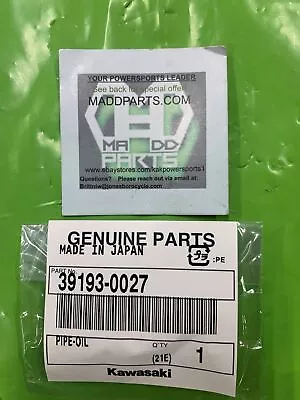 Kawasaki OEM 2006-2015 KX450F KFX450R Oil Pipe 39193-0027 • $16.38