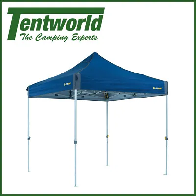$199.90 • Buy Oztrail 2.4 Deluxe Gazebo Blue Canopy Camping Tent Outdoor Party Folding Shade