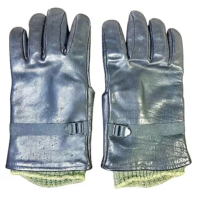 Gloveshells D3-A Men 5 Cattlehide Winter Gloves Black Leather • $40