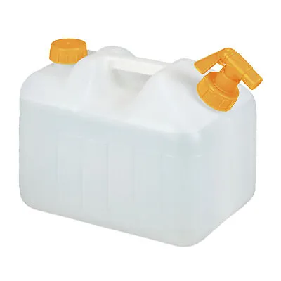 Water Canister Tap Faucet Camping Jug Plastic Container Carrier Holder BPA-Free • £58.90