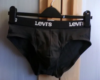LEVI'S Lads Mens Briefs Dark Grey Gym Workout Sport NEW • £10