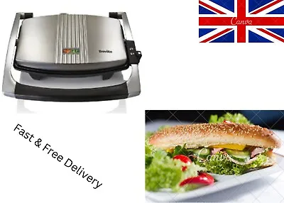 £71.88 • Buy  How The Breville Sandwich/Panini Press & Toastie Maker 3-Slice Steel [VST025] E