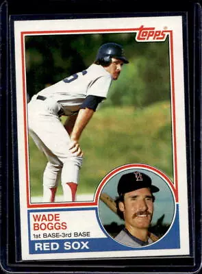 1983 Topps Wade Boggs Rookie Card RC #498 HOF Boston Red Sox • $2.25