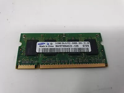 £2.99 • Buy Sony Vaio PCG-7Y1M VGN-N38E RAM Memory DDR2 512MB PC2-5300S Samsung M470T6553EZ3