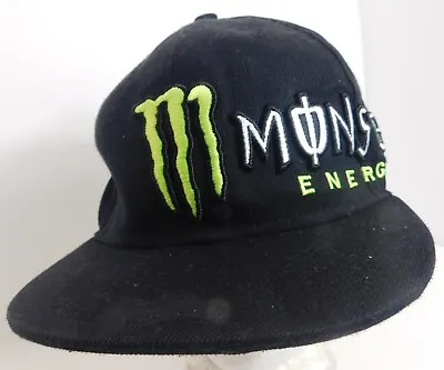 Monster Energy Licensed Hat Fitted 7 1/2  Average Size Wool Blend Cap • $19.99