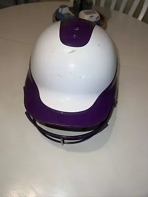 Rip-It Softball Batting Helmet Purple/White Size M/L (6 1/2 -7 3/8) • $12