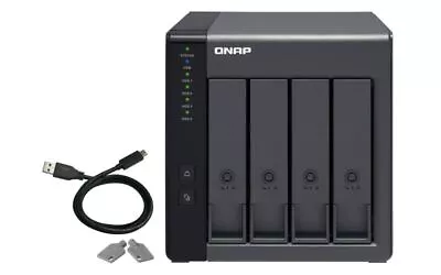 QNAP TR-004 Storage Drive Enclosure HDD/SSD Enclosure Black 2.5/3.5  (TR-004) • £255.18