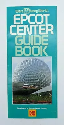 Vintage 1986 WALT DISNEY WORLD GUIDE BOOK EPCOT CENTER Eastman Kodak Company • $11.03