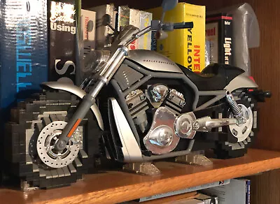 MEGA-BLOKS! ProBuilder Harley “D” V-Rod #9773 Showcase Series! (Fully-Assembled) • $50