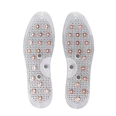 Samwoo Anti-Odor Acupressure Copper Magnetic Massage Shoe Insoles • $17.69