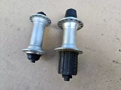 Set Of Unknown 90s Mountain Bike 32h Hubs Front + Rear 8 Speed (bad Freehub) • $20